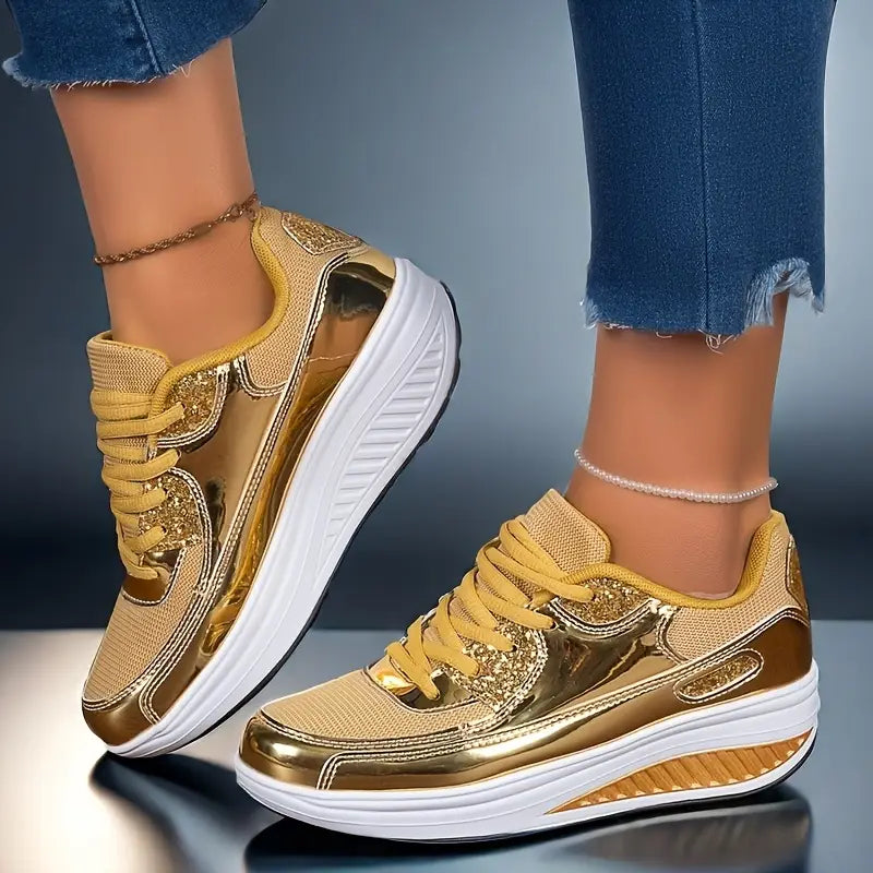Women's Sparkling Casual Sneakers