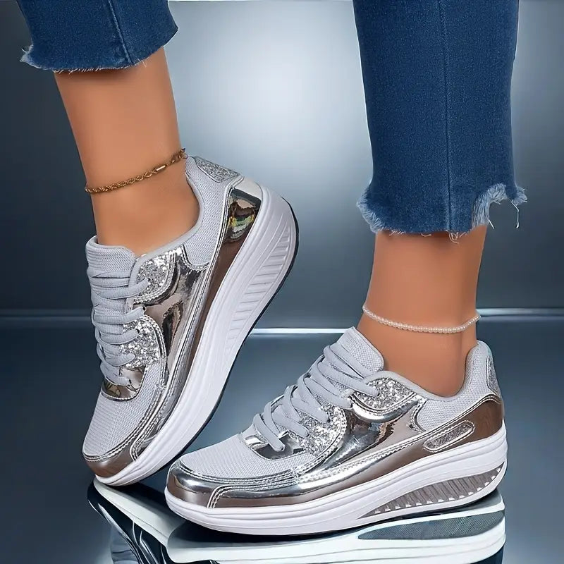 Women's Sparkling Casual Sneakers
