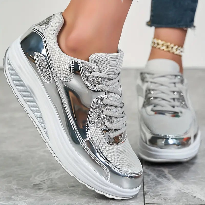 Women's Sparkling Casual Sneakers
